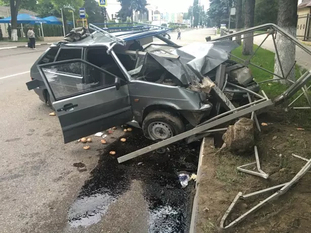 Технические повреждения автомобиля ВАЗ - 2114