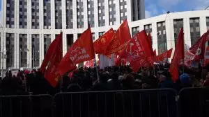 ТЫСЯЧИ МОСКВИЧЕЙ ПРИШЛИ НА МИТИНГ «ЗА СОЦИАЛИЗМ И СМЕНУ ВЛАСТИ!» (18+)